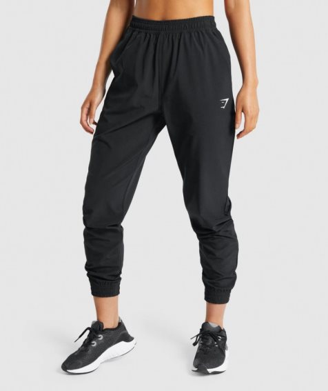 Women's Gymshark Training Woven Jogger Black | CA A7538D